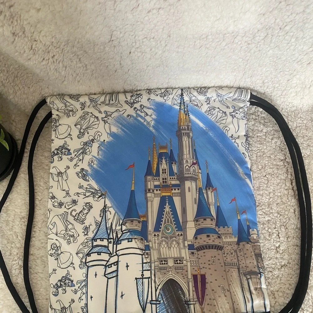 COPY - Disney Castle Drawstring Backpack